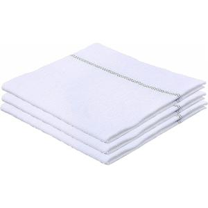 imageSuperio Microfiber Squeegee Mopping Towel Floor Cloth White Cloth for Cuban Style Mop Israeli Sponga Kitchen Bathroom Cleaning Tile Stone Wood Floor Washing Drying Towel 18quotx24quot 24 Pack18x24