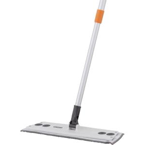 imageSuperio Miracle Mop Set Microfiber Flat Mop Wet and Dust Mop Best Mop for Vinyl Plank Hardwood Laminate Tile Flooring Wall with Aluminum Telescopic Handle and Velcro Microfiber Mop Pad GreyFull Mop