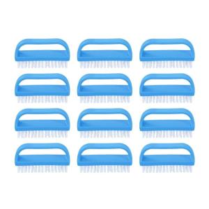 imageSuperio Nail Scrubber Brush Nail Brush for Cleaning Fingernails Hand and Toes Small Scrub Brush Hand Scrubber Fingernail Brush Cleaner with Handle Stiff Bristles 3 Pack12 Pack