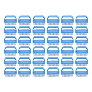 imageSuperio Nail Scrubber Brush Nail Brush for Cleaning Fingernails Hand and Toes Small Scrub Brush Hand Scrubber Fingernail Brush Cleaner with Handle Stiff Bristles 3 Pack36 Pack
