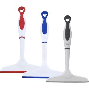 imageSuperio Rubber Squeegee 3 Pack Streak Free All Purpose Window Squeegee Comfort Grip Handle and Hanging Hook