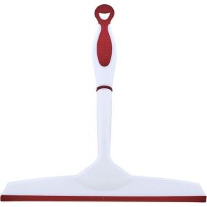 imageSuperio Rubber Squeegee Grey 10quot Streak Free All Purpose Window Squeegee Comfort Grip Handle and Hanging HookRed