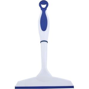 imageSuperio Rubber Squeegee Streak Free All Purpose Window Squeegee Comfort Grip Handle and Hanging Hook Grey 6 InchBlue