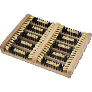 imageSuperio Shoe and Boot Scraper Outside Shoe Scrubber Brush 105 X 14 Inch  Cleans Deep Removes All Outdoor Dirt Snow Mud and Sand Construction Hiking Cleaner Wood 2PackWood 1Pack