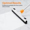 imageFloor Squeegee for Concrete Tile Laminate Garage Bathroom Floor 48quot Long Handle Window Squeegee 18quot Foam Floor Squeegee Heavy DutySuperioSqueegee Head