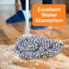 imageString Mop Microfiber Mop for Hardwood Floor Cleaning Self Wringing Mop for Home Kitchen Bath Office Cleaning Grey Heavy Duty Mop with Long Aluminum Handle