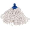 imageSuperio Cotton String Mop for Hardwood Floor Cleaning Self Wringing Mop for Home Kitchen Bath Office Blue 14 Strings 48 Aluminum HandleReplacement Head