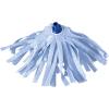 imageSuperio String Mop Replacement Cotton Mop Head Refill Blue Heavy Duty for Hardwood Floor CleaningRefill Head
