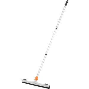 imageFloor Squeegee for Concrete Tile Laminate Garage Bathroom Floor 48quot Long Handle Window Squeegee 18quot Foam Floor Squeegee Heavy DutySuperioFloor Squeegee  3 Part Handle