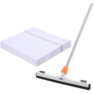 imageFloor Squeegee for Concrete Tile Laminate Garage Bathroom Floor 48quot Long Handle Window Squeegee 18quot Foam Floor Squeegee Heavy DutySuperioFloor Squeegee Set