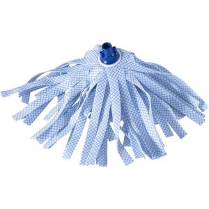 imageSuperio String Mop Replacement Cotton Mop Head Refill Blue Heavy Duty for Hardwood Floor CleaningRefill Head