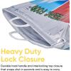 imageSuperio Hot and Cold Insulated Bags for Food Delivery Grocery Shopping Bags Food Storage for Hot and Frozen Food for Travel Disposable Cooler Bag Reinforced Thermal Lunch Bag 6 13quotx7quotx155quotMedium Lunch Size