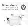 imageSuperio Clear Plastic Storage Bin with Lid 34 Qt NonToxic BPA Free Odor Free Organizer Storage Box Stackable Plastic Tote for Home Garage School and Office XSmall975x66x475