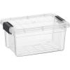 imageSuperio Clear Plastic Storage Bin with Lid 34 Qt NonToxic BPA Free Odor Free Organizer Storage Box Stackable Plastic Tote for Home Garage School and Office XSmall975x66x475