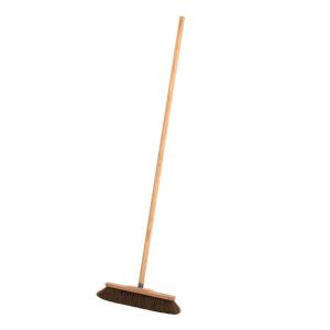 imageHorsehair Broom Natural Bristles with Wooden Handle Durable Beech Wood Brush Head Genuine Horse Hair Bristles Swiss Made Broom  Parquet Solid Hardwood Floor Tile Surfaces