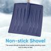 image:imageSuperio Kids Snow Shovel Plastic Small Shovel for Snow Removal with Wooden Handle Heavy Duty 12 Blade Navy 2 PackNavy