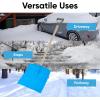 image:imageSuperio Kids Snow Shovel Plastic Small Shovel for Snow Removal with Wooden Handle Heavy Duty 12 Blade Navy 2 PackNavyBlue