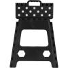 image:imageSuperio Superio Folding Step Stool 15 Inch with Anti Slip Dots GreyBlack