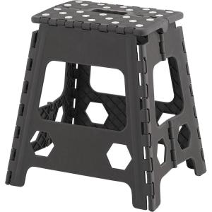 image:imageSuperio Superio Folding Step Stool 15 Inch with Anti Slip Dots GreyGray