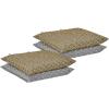 image:imageGold and Silver Kitchen Sponge Scrubber Heavy Duty Metallic Sink Pot Dish Washing Scrubber NonScratch NonMetal Kosher Sponge Pack of 4 SuperioSilvergold 4 Pack