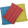 image:imageGold and Silver Kitchen Sponge Scrubber Heavy Duty Metallic Sink Pot Dish Washing Scrubber NonScratch NonMetal Kosher Sponge Pack of 4 SuperioYellowblueredPink 3 Pack