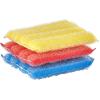 image:imageGold and Silver Kitchen Sponge Scrubber Heavy Duty Metallic Sink Pot Dish Washing Scrubber NonScratch NonMetal Kosher Sponge Pack of 4 SuperioYellowblueredPink 6 Pack