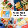 image:imageSuperio Hot and Cold Insulated Bags for Food Delivery Grocery Shopping Bags Food Storage for Hot and Frozen Food for Travel Disposable Cooler Bag Reinforced Thermal Lunch Bag 12 12x13510 Pack