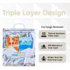 image:imageSuperio Hot and Cold Insulated Bags for Food Delivery Grocery Shopping Bags Food Storage for Hot and Frozen Food for Travel Disposable Cooler Bag Reinforced Thermal Lunch Bag 12 12x1355 Pack