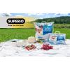 image:imageSuperio Hot and Cold Insulated Bags for Food Delivery Grocery Shopping Bags Food Storage for Hot and Frozen Food for Travel Disposable Cooler Bag Reinforced Thermal Lunch Bag 12 12x1358 Pack