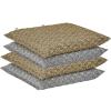 image:imageGold and Silver Kitchen Sponge Scrubber Heavy Duty Metallic Sink Pot Dish Washing Scrubber NonScratch NonMetal Kosher Sponge Pack of 4 SuperioSilvergold 4 Pack