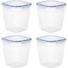 image:imageSuperio Airtight Food Storage Containers with Leakproof Lids Pack of 414 Cups x2 20 Cups x2 BPA Free Sealed Containers for Kitchen Pantry Fridge14 Cup 4 Pack