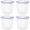 image:imageSuperio Airtight Food Storage Containers with Leakproof Lids Pack of 414 Cups x2 20 Cups x2 BPA Free Sealed Containers for Kitchen Pantry Fridge20 Cup 4 Pack