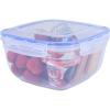 image:imageSuperio Sealed Food Container Large Meal Prep Container 4 Quart 16 Cups 128 Oz Lunch Prep Containers Food Bowl with Latches Clear Bin with Leakproof Lid BPA Free