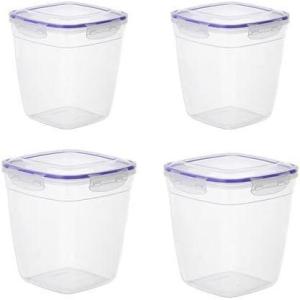 image:imageSuperio Airtight Food Storage Containers with Leakproof Lids Pack of 414 Cups x2 20 Cups x2 BPA Free Sealed Containers for Kitchen Pantry Fridge14 Cup  20 Cup 4 Pack
