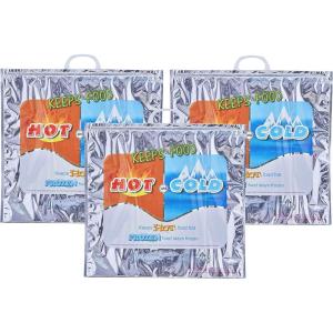image:imageSuperio Hot and Cold Insulated Bags for Food Delivery Grocery Shopping Bags Food Storage for Hot and Frozen Food for Travel Disposable Cooler Bag Reinforced Thermal Lunch Bag 12 12x1353 Pack