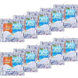 image:imageSuperio Hot and Cold Insulated Bags for Food Delivery Grocery Shopping Bags Food Storage for Hot and Frozen Food for Travel Disposable Cooler Bag Reinforced Thermal Lunch Bag 12 12x13510 Pack