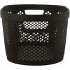 image:imageSuperio Perforated Plastic Laundry Basket 40 Liter Dotted Design Brown