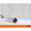 image:imageAngle Broom with Dustpan Set Sharply Angled Bristles to Reach Narrow Spaces Clip On Dust Pan IncludedSoft Gray
