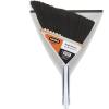 image:imageAngle Broom with Dustpan Set Sharply Angled Bristles to Reach Narrow Spaces Clip On Dust Pan IncludedStyle 2  Grey