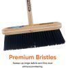 image:imageSuperio Home Kitchen Broom Head  Household Easy Sweeping Broom  TampicoSynthetic Bristles  All PurposeWood Handle