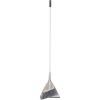 image:imageAngle Broom with Dustpan Set Sharply Angled Bristles to Reach Narrow Spaces Clip On Dust Pan IncludedStyle 2  Grey