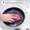 image:imageMicrofiber Sponges for Dishes Kitchen Sponges NonScratch Sponge Dish Scrubber Heavy Duty Household Cleaning Sponges MultiPurpose Cleaning Supplies Dish Sponge Kitchen Sponges Pack of 1Multicolor