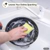 image:imageMicrofiber Sponges for Dishes Kitchen Sponges NonScratch Sponge Dish Scrubber Heavy Duty Household Cleaning Sponges MultiPurpose Cleaning Supplies Dish Sponge Kitchen Sponges Pack of 1Honey