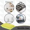 image:imageMicrofiber Sponges for Dishes Kitchen Sponges NonScratch Sponge Dish Scrubber Heavy Duty Household Cleaning Sponges MultiPurpose Cleaning Supplies Dish Sponge Kitchen Sponges Pack of 1Honey