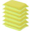 image:imageMicrofiber Sponges for Dishes Kitchen Sponges NonScratch Sponge Dish Scrubber Heavy Duty Household Cleaning Sponges MultiPurpose Cleaning Supplies Dish Sponge Kitchen Sponges Pack of 1Yellow
