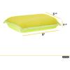 image:imageMicrofiber Sponges for Dishes Kitchen Sponges NonScratch Sponge Dish Scrubber Heavy Duty Household Cleaning Sponges MultiPurpose Cleaning Supplies Dish Sponge Kitchen Sponges Pack of 1Yellow
