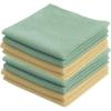 image:imageSuperio Microfiber Cleaning Cloth for Cars Kitchen Cleaning Rags for Housekeeping 16 Absorbent Micro Fiber Towels for House Bathroom AllPurpose StreakFree lintFree Wash Cloths 4 YellowGreen16x16