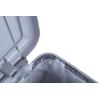 image:imageSuperio Slim Pedal Trash Can GreyBlack 16 Qt  4 Gallon165x12x21