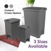 image:imageSuperio Slim Pedal Trash Can GreyBlack 16 Qt  4 Gallon1752x1307x2424