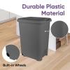 image:imageSuperio Slim Pedal Trash Can GreyBlack 16 Qt  4 Gallon1752x1307x2424